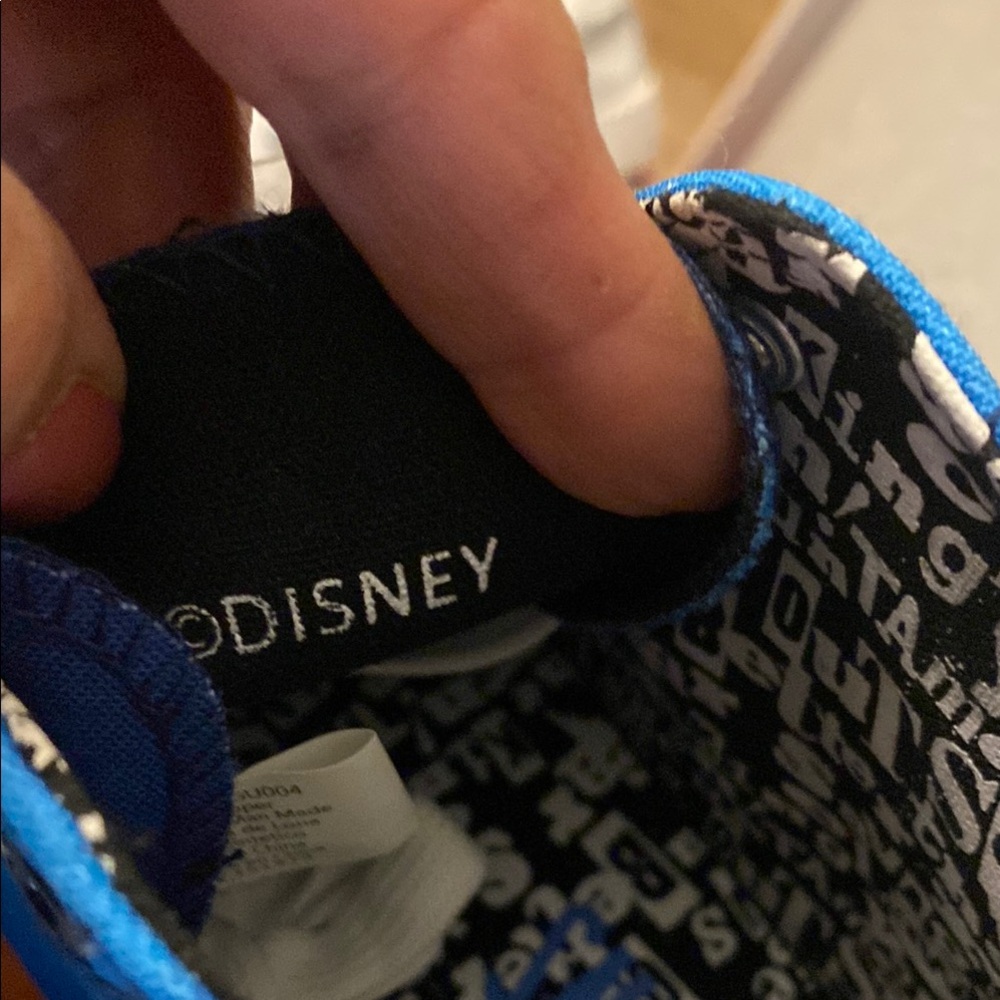 Disney Blue and White High-Top Sneakers - Picture 7 of 14